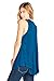 12 Ami Basic Solid Long Flowy Tank T-Shirt Tunic Teal L
