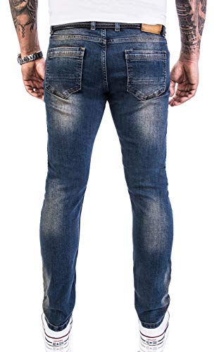 Rock-Creek-Designer-Herren-Jeans-Hose-Stretch-Jeanshose-Basic-Slim-Fit-W29-W40-M21