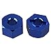BQLZR 4PCS 12mm Wheel Hex Hubs Drive Adapter with 10mm Length Replacement for TRAXXAS Replacement for Slash RC Truck Model Car Upgrade Parts (Blue)