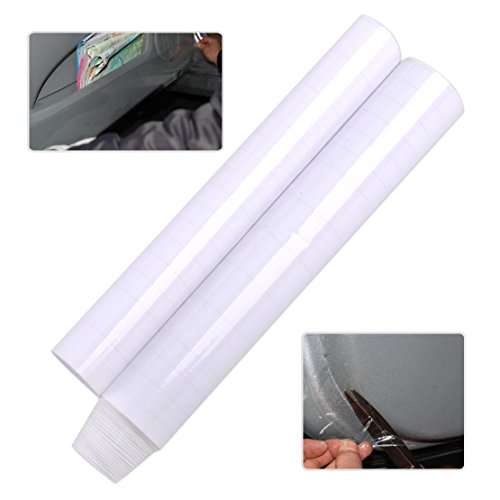 beler 20x200cm Universal Clear Car Door Sill Edge Paint Protection Anti-Scratch Film Roll Vinyl Sheet Wrap