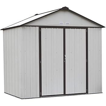 Amazon.com : Arrow EZEE Shed High Gable Steel Storage Shed 
