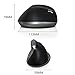 OJA Wireless Vertical Ergonomic Optical Mouse Right Hand Rechargerable Gaming Mice 3 Adjustable DPI 800 / 1000 /1200 Super Comfortable (Black)
