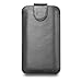 Universal Holster Sleeve, Getron Premium PU Leather Pouch Case for Smartphone up to 5.1 Inch Display, Supports iPhone 7, 6S, 6, 5S, 5, SE Samsung Galaxy S7, S6, A5, A3 LG HTC Moto and More (Black)