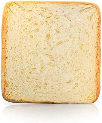 Cojin De Asiento De Pan Cuadrado Creativos De Dibujos Animados Suave Tostado Cojin Almohada Silla Extraible Cojin Gato Del Animal Domestico Cama Perros Dormir Jugando 60cm Amazon Es Hogar