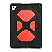 IPad Air 2 Case,IPad 6 Case,Aceguarder New Design[Waterproof][Shockproof][Scratchproof][Drop Resistance]Protective Cover Case With Kickstand For IPad Air2/IPAD6 (2015) (Black-Red)