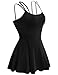 Meaneor Women's Casual Sleeveless Peplum Top Summer Strap Flare Tank Top