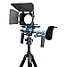 Movie Video Making Rig Set System Kit (1) Shoulder Mount+(1) 15mm Rail Rod System+(1) Matte Box Compatible with Camcorder DSLR Camera Such as Canon Nikon Sony Pentax Fujifilm Panasonic