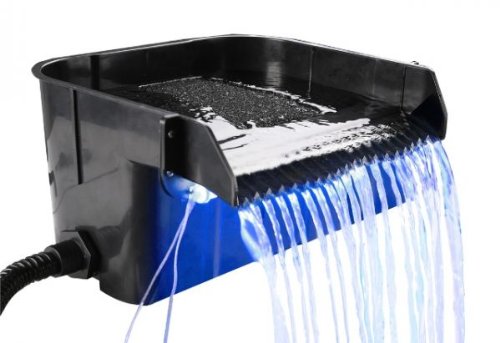 45.5cm Ravana Falls Acrylic Cascade Blade With Interchangeable Flow Plate and Blue LED Light Kit