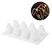 OUNONA 8 Lattices Pine Cone Shaped Silicone Mold Baking Tools for Cakes Mousse Ice Cream Chocolate