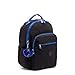 Kipling Seoul Go Laptop Backpack (Black Contrast Blue)