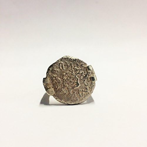 Mens Sterling Silver Ancient Coin Ring, Biker Jewelry, Rocker Jewelry.925 - Lugdun Artisans