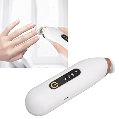 Cortaúñas para Bebés Lima de Uñas Eléctrica Mini Molinillo de Uñas Eléctrico Portátil para Bebés de bajo Ruido con Luz Nocturna para Niños Adultos, corta uñas bebe, lima para bebe accesorios de bebe | Recargable USB, ABS Seguro, Portátil, luz Nocturna, Regalo para Bebe Recien Nacido, Apta Bebés y Adultos, Blanco