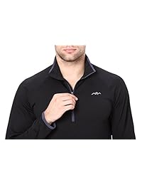 Trailside Supply Co. Running para Hombre Half-Zip de manga larga parte superior