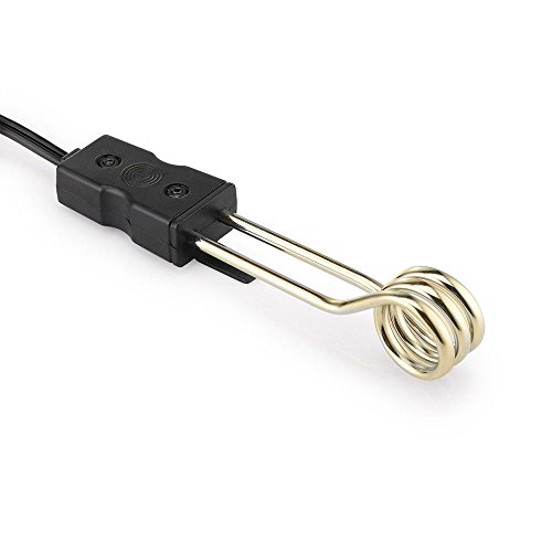 5" Water Heater 12V Electric Immersion Element - 120 Watts Portable Travel Heater Water for Coffee, Tea, Soup - Thumbnail 4