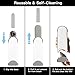 ASINNO Pet Hair Remover with Self-Cleaning Base, Grey, L