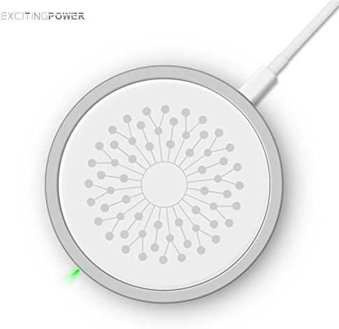 Wireless Charger – 10w Mini Wireless Charger for Samsung Galaxy S9/S9 plus, 7.5w Travel Wireless Charger for iPhone X/8, Small Wireless Charger for Qi-Enabled Devices AC adapter not included
