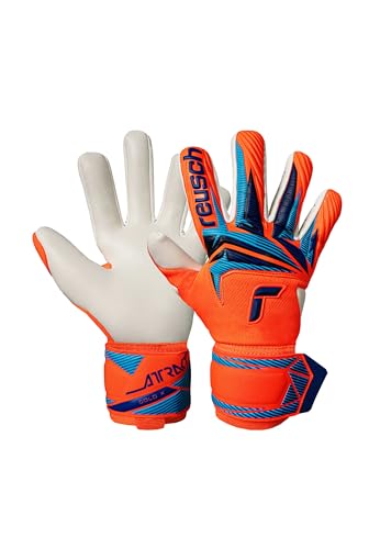 Reusch Goalkeeper Gloves for Men Adults | Extra Strong Grip, Slim Fit and Great Stability | Breathable | For Training and Matches | Attrakt Gold X NC