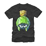 Looney Tunes Geometric Marvin the Martian Mens Graphic T Shirt