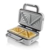 Breville VST070 Sandwich Toaster, 850 W, Grey and Textured Stainless Steel