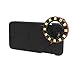 Ztylus LED Ring Light Attachment with Ztylus iPhone 6 Plus / 6s Plus Lite Case (Black), 3 Diffusers/Stepless Dimming/Color Temperature