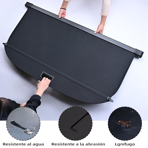AUERQXZ Coche Funda retráctil para maletero de seguridad,compatible con modelos Seltos 2024-2025.Maletero Trasero Protección de Seguridad,Impermeable,piezas de automóvil.