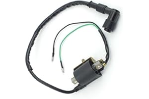 HIFROM 2-Wire Ignition Coil Compatible with Most Chinese 4-stroke 50cc 70cc 90cc 110cc 125cc ATV Dirt Bike Go Kart Honda XR50 CRF50 Series