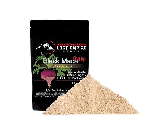 Organic Black Raw Maca Powder (250g)