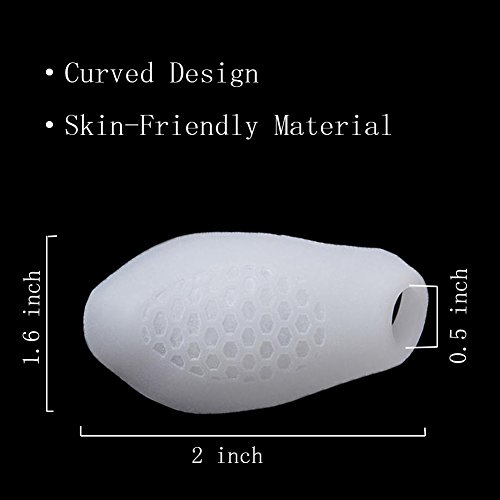 image for DYKOOK Toe Sleeves, 5 Pairs/Pack, Toe Protectors for Corns Remover, Ca