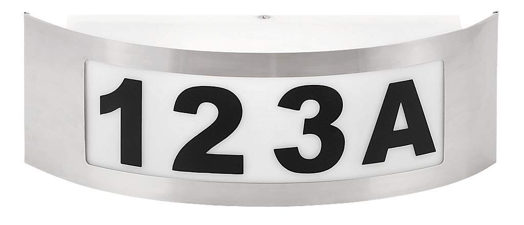 rabalux Innsbruck 8749 A++ to E, Outdoor Wall Light, Metal, E27, Stainless Steel, 9 x 31.8 x 10 cm