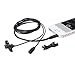 Movo PM20 Dual Lavalier Microphone - Lapel Microphone Compatible with Apple iPhone, iPad, iPod Touch, Android and Windows Smartphones - Perfect Interview Microphone