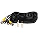 VideoSecu 100ft HD Security Camera Video Power Cable Pre-Made All-in-One Extension Wire Cord with BNC RCA Connectors for 720P 960P 960H CCTV Surveillance Camera DVR System WT3