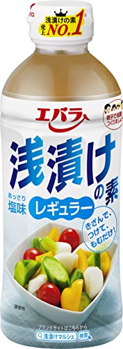 [ エバラ ] 浅漬けの素 レギュラー 500ml ×3本（ 浅漬け 甘酢 酢 お酢 ）