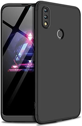 Mybloo Case For Honor 8X Max,[3 in 1] 360 Degrees Full Body Protection,[Anti-Scratch] [Shockproof] Matte Ultra Slim PC Hard Case for Huawei Honor 8X Max 7.12" (Black)