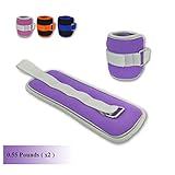Vaupan Small Hand Wrist Weights, Mini Leg Arm Ankle Weights for Women Kids Toddler Baby Children, Exercise Equipment with Adjustable Straps for Walking Fitness Gym Dancing Aerobics (1 Pair, 1lb 2lb)