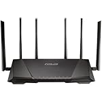 ASUS RT-AC3200 Wireless-AC3200 Tri-Band Wireless Gigabit Router, AiProtection with Trend Micro for Complete Network Security