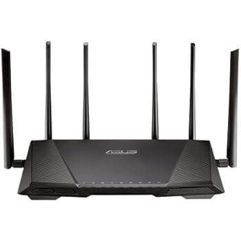 ASUS RT-AC3200 Wireless-AC3200 Tri-Band Wireless Gigabit Router, AiProtection with Trend Micro for Complete Network Security