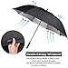 G4Free 68 inch Oversize Windproof Automatic Open Golf umbrella Double Canopy Vented Waterproof Large UV Sun Protection Stick Umbrellas (Black)