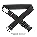 Luxebell Luggage Straps Suitcase Belt Add-A-Bag Travel Accessories, Heavy Duty Strap, 2-Pack (6.56ft, Black)
