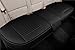 Big Ant Back Seat Covers, Separated Seat Cover PU Leather Back Car Seat Covers Breathable Back Cover Fit for Most Car, SUV, Vehicle Supplies (Black-Flexible for Different Seat Size)