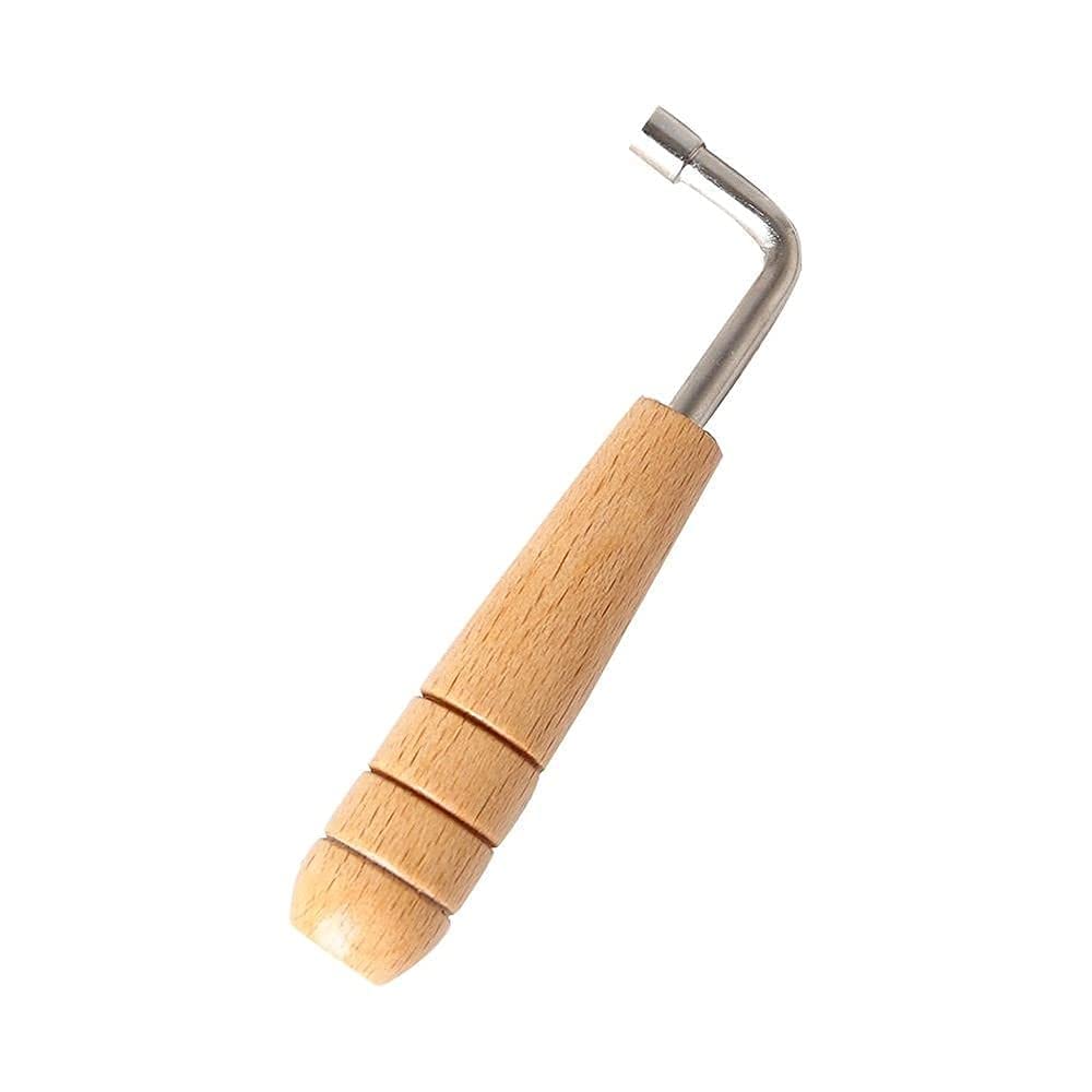 Fikujap Long-lasting harp tuning key Multifunctional harp harp voice hammer L-shaped square key internal square key