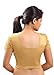 Stretchable Lycra Gold Ready-made Saree Blouse Sari Choli Crop Top - A-11