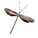 Ancient Graffiti Flamed Copper Wall Mount Dragonfly