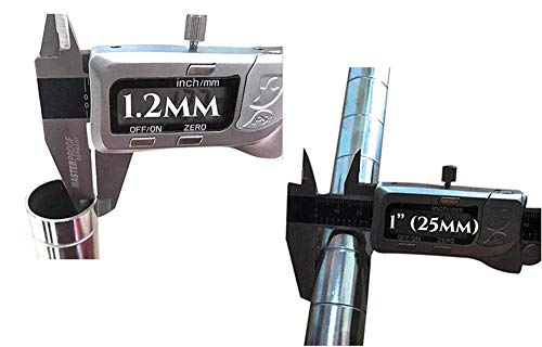8 Piecs 1inch/25.4mm Diameter Connectors for 0.047"/1.2mm Thick Wire Shelve Shelving Unit Replacement Storage Shelves Part Metal Rack - Updated Version