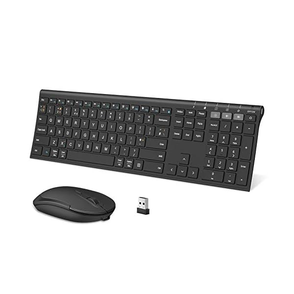 Bluetooth-Keyboard-and-Mouse-Jelly-Comb-Multi-device-Wireless-Keyboard-and-Mouse-Set-Ultra-Slim-Rechargeable-UK-Layout-for-Mac-Microsoft-Windows-Android-Laptop-Computer-PC-Tablet-Black Bluetooth Keyboard and Mouse, Jelly Comb Multi-device Wireless Keyboard and Mouse Set Ultra Slim Rechargeable, UK Layout…