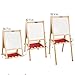 Beebeerun Large Adjustable Double-sided Kids' Art Easel Standing Easel with Paper clip, Chalk Board, Easel for Toddler with Bonus Magnetic Letters, Numbers and Other Accessories