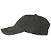 Washed Solid Pigment Dyed Cotton Twill Brass Buckle Cap - Charcoal Grey