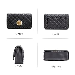 BOYATU Quilted Crossbody Bags for Women: Genuine