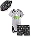 Gerber Baby Boys' Bodysuit, Short and Bucket Hat