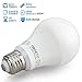 TORCHSTAR 15W Garage Door Opener LED Bulb, 100W Equivalent LED A19 Light Bulb, 1500lm Ultra-Bright 3000K Warm White, Non-Dimmable, E26 Base, UL-Listed, Damp Location
