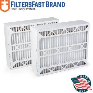 Filters FastCompatible Replacement for Aprilaire SpaceGard 401 16x28x6 Air Filter MERV 13 Pleated AC Furnace Air Conditioner Filters Actual Size: 15 3/8 x 26 7/8 x 6, 2-Pack